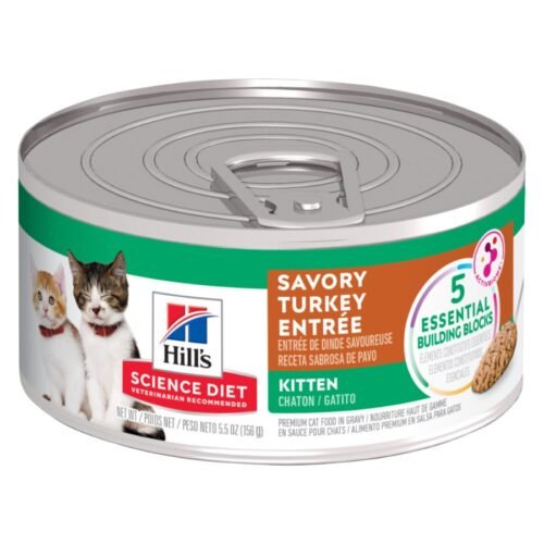 Hills SD Kitten Turkey Savory x 156gr – alimento para gatitos
