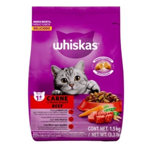 Whiskas Adulto Carne 1.5Kg