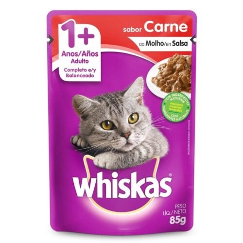 Whiskas Pouch Adulto Carne 85Gr