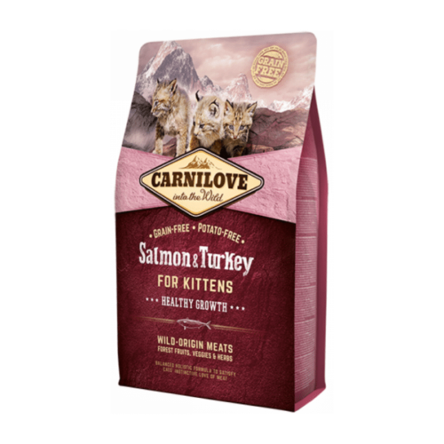 Carnilove Grain Free Salmón y Pavo – Gatitos