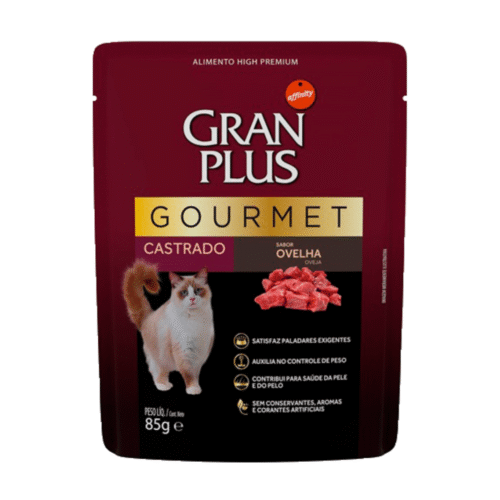 Gran Plus Gourmet Cordero gatos adultos castrados