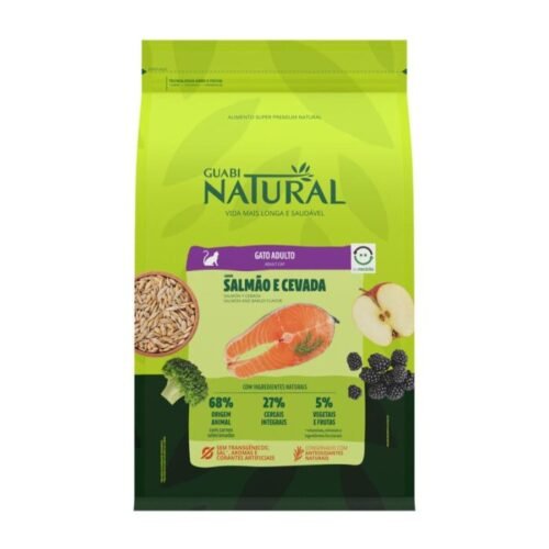 Guabi Natural Gato Adulto Salmón y Cebada
