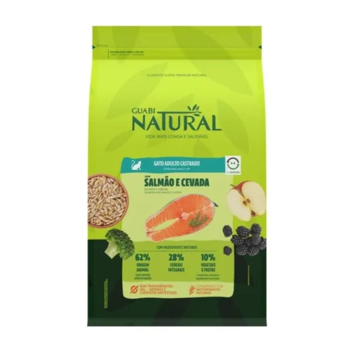 Guabi Natural Gato Castrado Salmón y Cebada