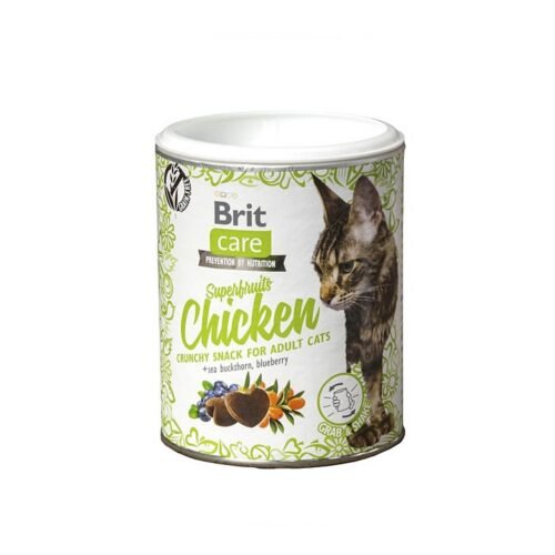Brit Care Cat Snack Superfruits Chicken 100Gr