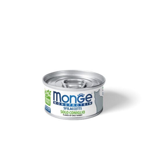 Monge Feline Adult Monoprotein Conejo Lata 80Gr