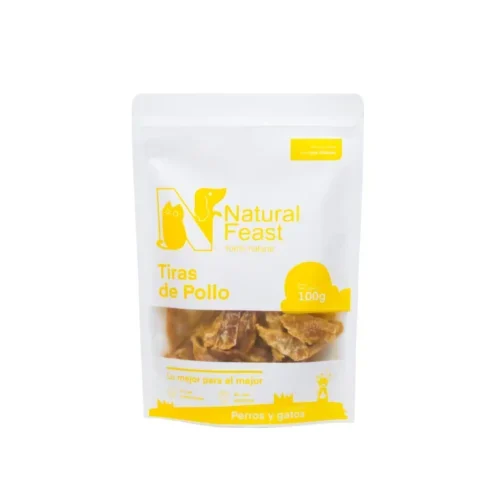 Natural Feast Tiras de Pollo Deshidratadas 100Gr