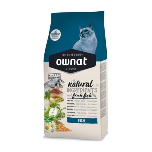 Ownat Classic Cat Pescado 1.5 Kg – Gato Adulto