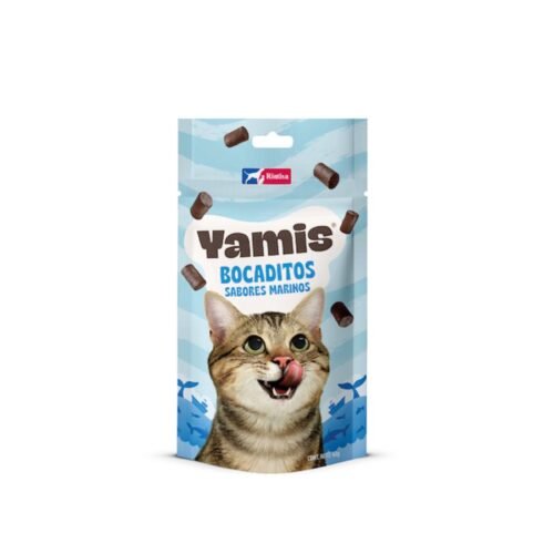 Yamis Gato Bocaditos Sabor Marino 60Gr