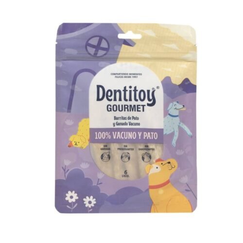 Dentitoy Gourmet Barritas De Pato y Vacuno X 6 Unid