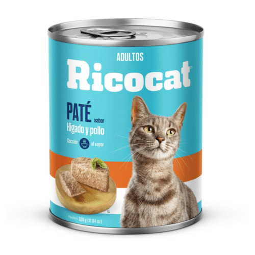 Ricocat Adulto Pate HÍ­gado y Pollo Lata 330 Gr