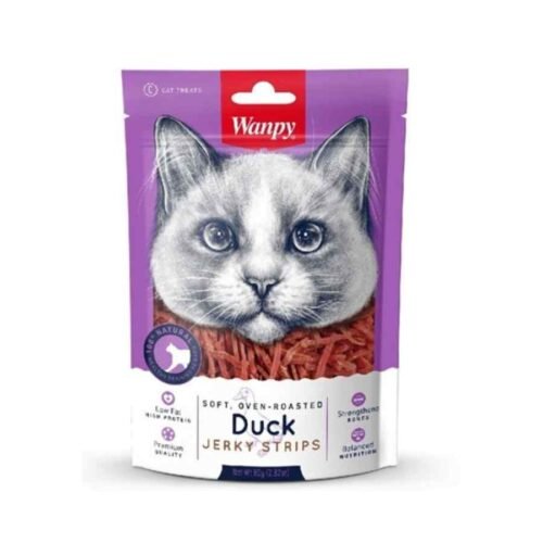 Soft Duck Jerky Strips For Cats (Suaves Tiritas de Pechuga de Pato)