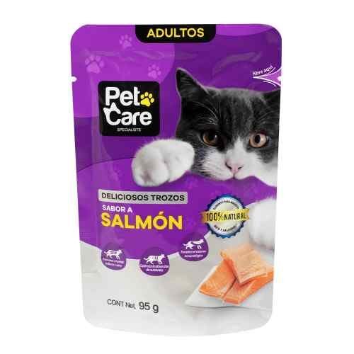 Pet Care Pouches Gato Sabor Salmón 95g