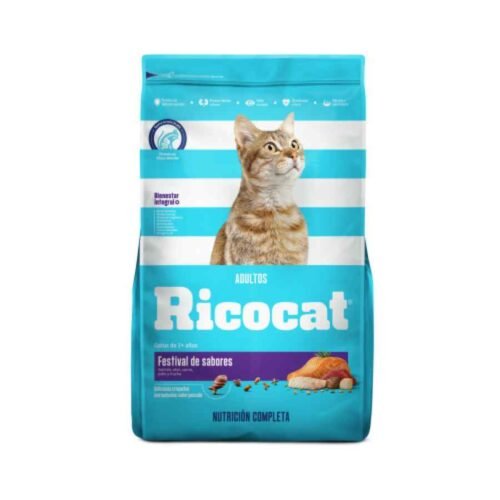 Ricocat Adultos Festival De Sabores Alimento Seco Gato x1kg
