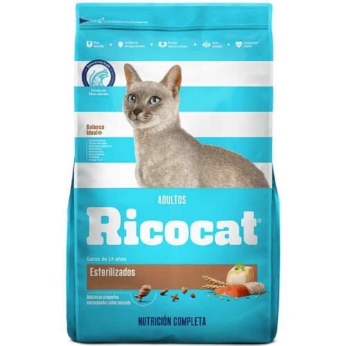 Ricocat Adultos Esterilizados Alimento Seco Gato x1kg