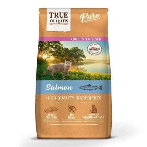 True Origins Pure Cat Adult Sterilized Salmon Grain free x2kg