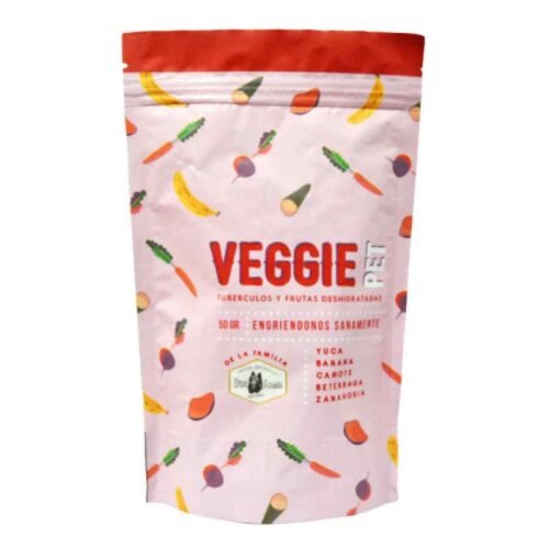 VEGGIE PET tubérculos y frutas deshidratadas x 50gr