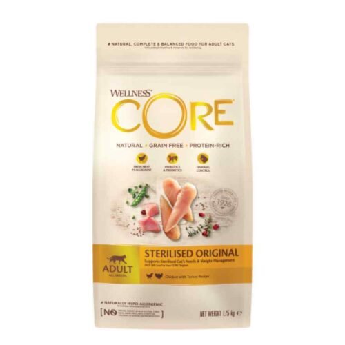 Wellness Core Gato Sterilised Alimento Seco Gato x1.75kg